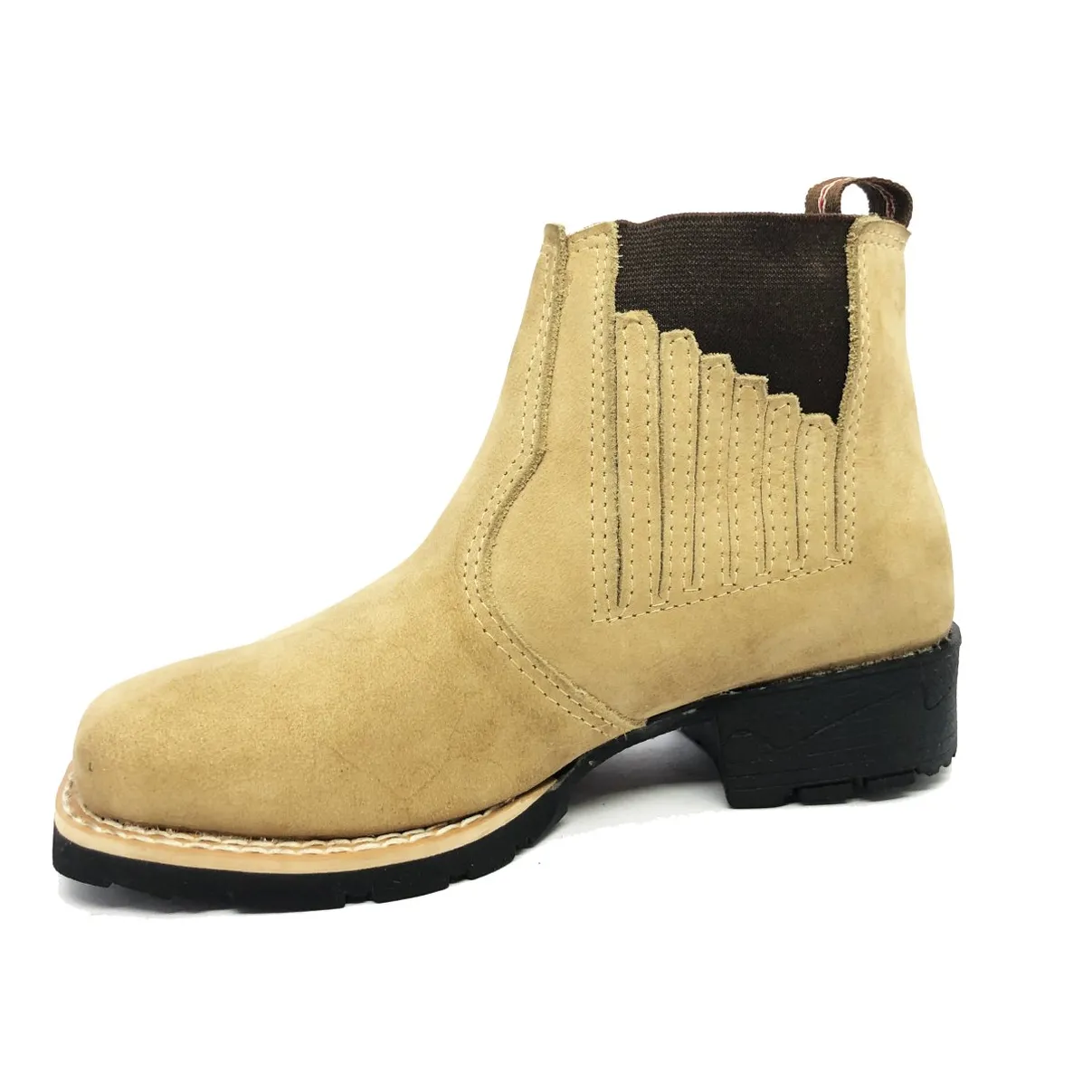Bota Infantil Bufalada Marfim - Cano Curto, Bico Quadrado, Solado Flex Comfort