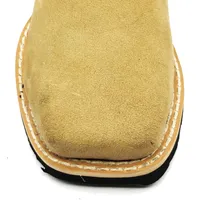 Bota Infantil Bufalada Marfim - Cano Curto, Bico Quadrado, Solado Flex Comfort - imagem 4