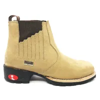Bota Infantil Bufalada Marfim - Cano Curto, Bico Quadrado, Solado Flex Comfort - imagem 6