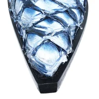 Bota Reizinho Premium Couro De Pirarucu Light Blue Limited Edition - Cano Alto, Bico Quadrado, Solado De Couro Artesanal - imagem 6