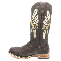 Bota Texana em Couro de Jacaré Marrom | Reizinho Premium - imagem 4