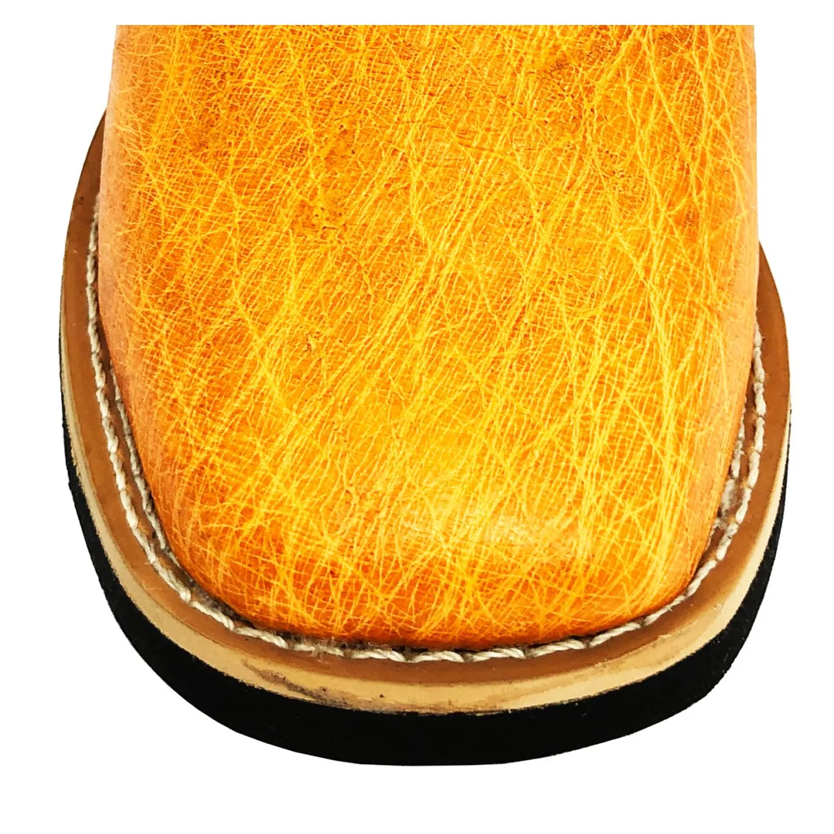 Bota Infantil de Barriga de Avestruz Laranja