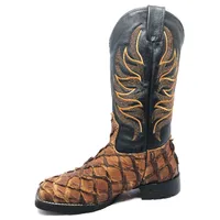 Bota de Pirarucu Dry Leaf - Cano Alto, Bico Quadrado, Solado Flex Comfort - imagem 2