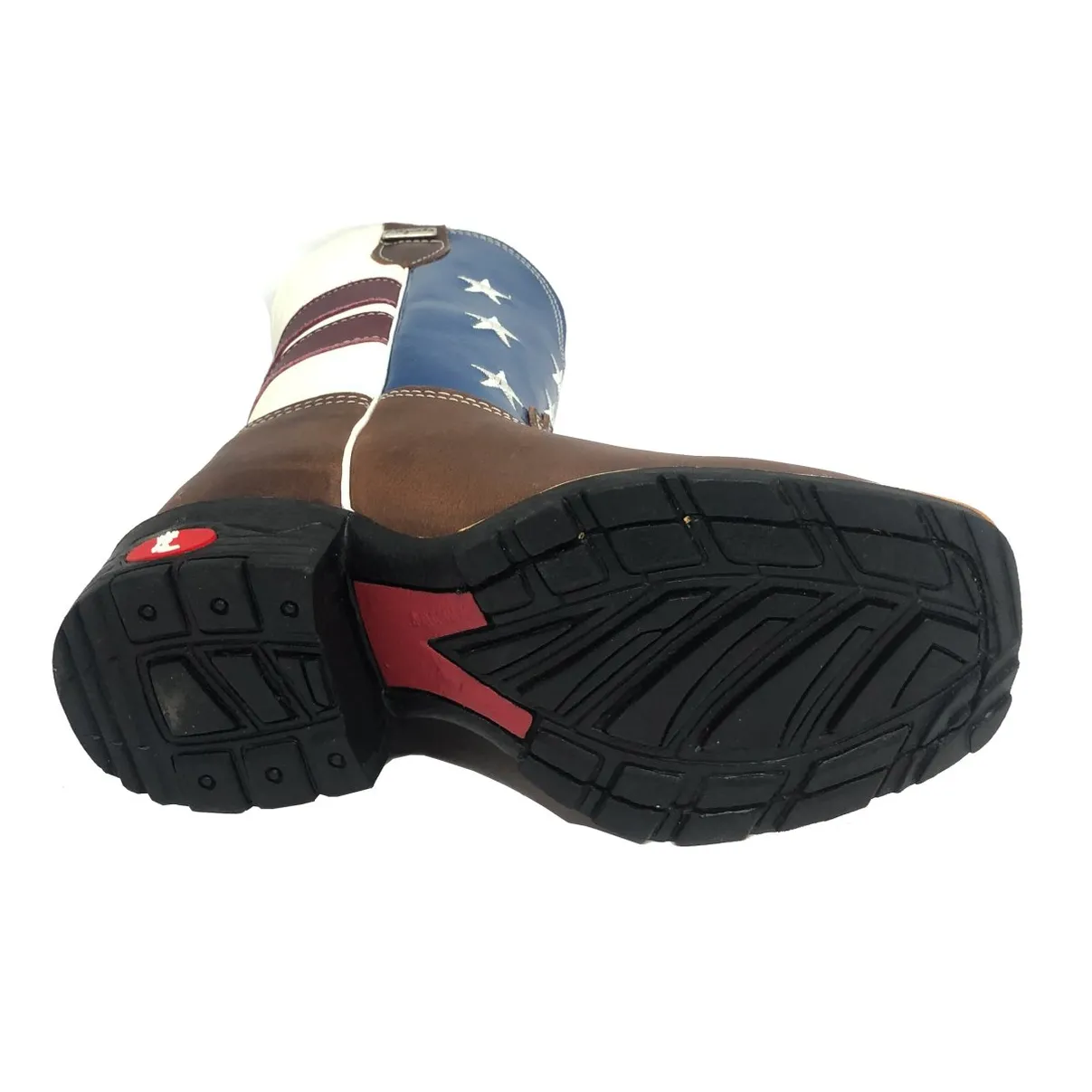Bota Infantil de Couro Bovino Marrom - Cano Alto, Bico Quadrado, Solado Flex Comfort