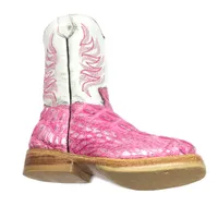 BOTA INFANTIL DE COURO DE JACARÉ SILVER PINK LIMITED EDITION - imagem 3