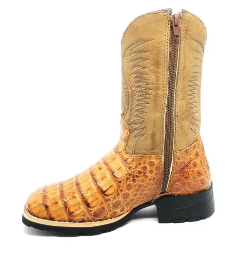 Bota Infantil de Jacaré Havana