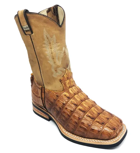 BOTA INFANTIL DE JACARÉ HAVANA RABO