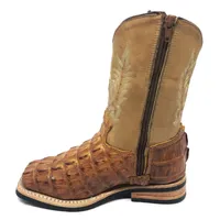 BOTA INFANTIL DE JACARÉ HAVANA RABO - imagem 2