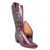 Bota Texana Feminina em Couro Bovino Marrom | Reizinho Cowgirl - imagem 10