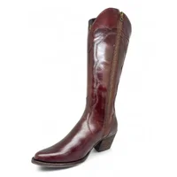 Bota Texana Feminina em Couro Bovino Marrom | Reizinho Cowgirl - imagem 6