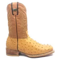 Bota Texana de Avestruz Conhaque | Reizinho Botas Artesanais - imagem 6