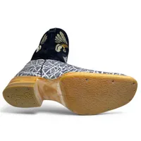 Bota Texana Reizinho Premium de Couro Legítimo de Elefante Cinza Natural LIMITED EDITION - Cano Alto, Bico Quadrado - Solado de Couro Artesanal com Proteção - imagem 5