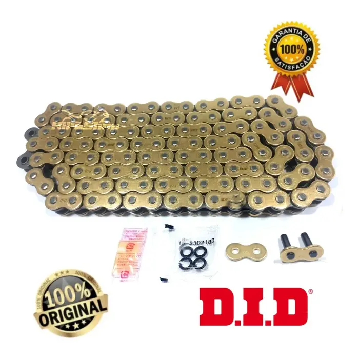 Corrente Transmissão Dourada DID Vx3 520 120 Elos
