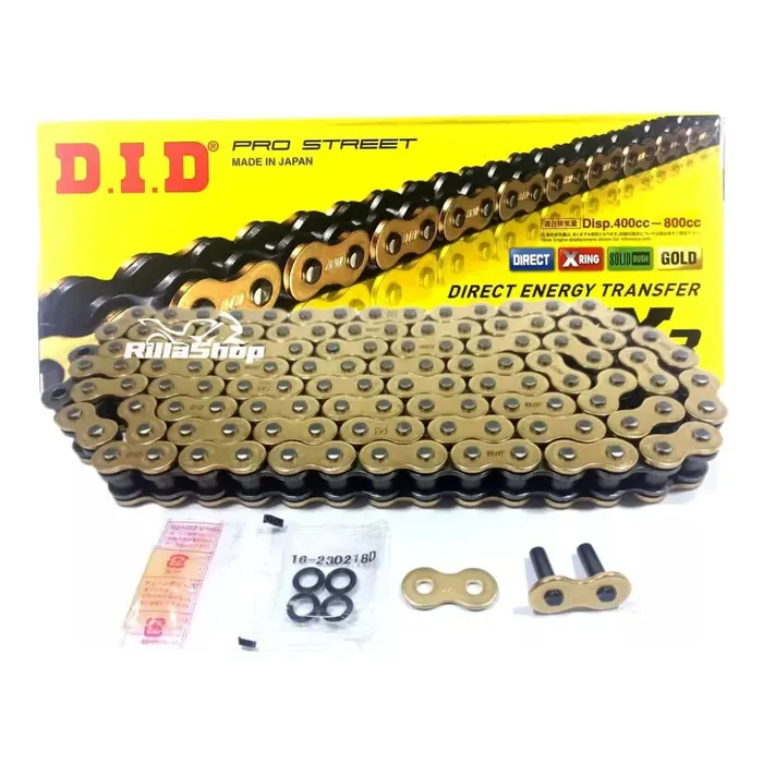 Corrente Transmissão Dourada DID Vx3 530 120 Elos