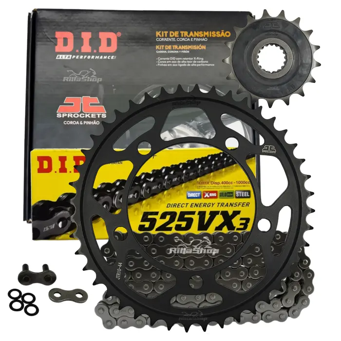 Kit Relação Premium Did Jt Bmw F 850 Gs de 2018 até 2024 F 850 900 Gs Adventure de 2019 até 2026