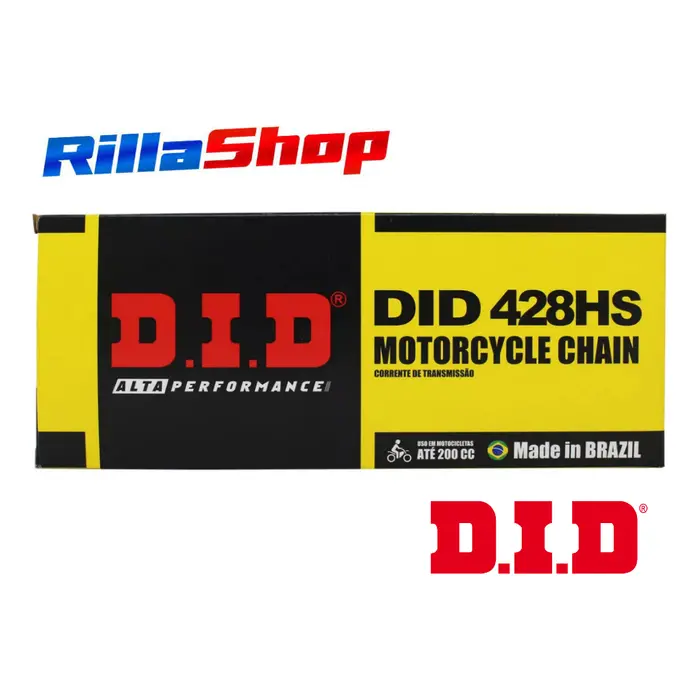 Corrente de Transmissão com Retentor DID Hs Passo 428