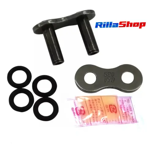 Emenda Corrente Com Retentor Did 520 Vx3 Corrente Passo 520