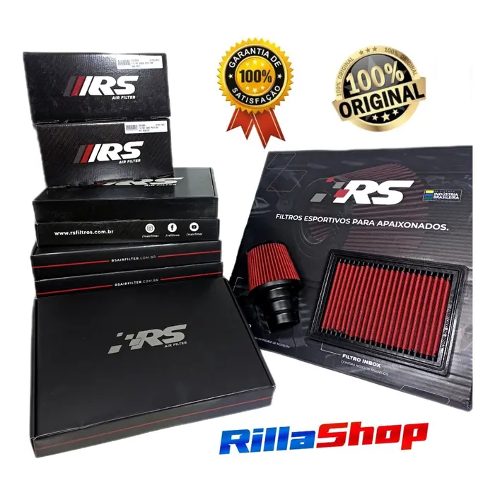 Filtro de Ar Esportivo Lavável RS Yamaha Mt 03 Yzf R3 2015 a 2025