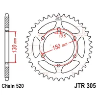 Kit Relação Premium Did Zvm-X Jt Yamaha Xj6 N Xj6 F de 2009 até 2019 - imagem 3