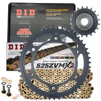 Relação Premium Did Jt 525 Zvm-x2 120 L Gold 47/20 Bmw F 800 R 09/18 10,5mm - imagem 1