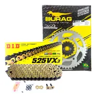 Kit Relação Did 525 Vx3 Dourada Durag 43/16 Mt 07 14/24 - imagem 1
