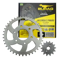 Kit Relação Coroa Pinhão Corrente Bajaj 200 Dominar 2025 - imagem 2