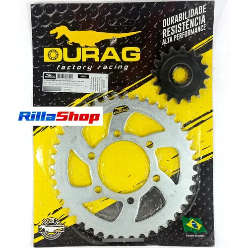 Kit Relação Did 520 Vx3 112l Durag 43/16 Ninja Zx 6 R 2007 até 2025
