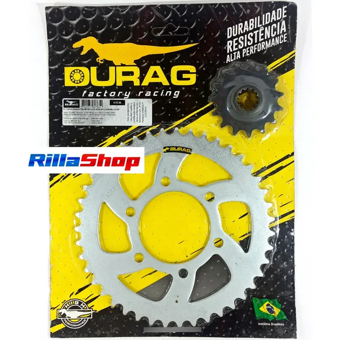 Kit Relação Did 520 Vx3 112l Durag 43/15 Kawasaki Z750 2004 até 2012