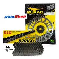 Kit Relação Did 520 Vx3 112l Durag 47/15 Mt 03 660cc 06/13 - imagem 1