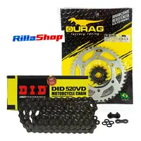 Kit Relação Did 520 Vd 106l Durag 42/14 Ninja 300 Z300 13/22 - imagem 1