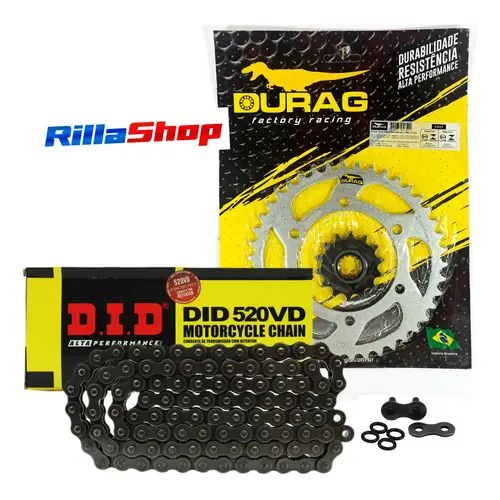 Kit Relação Did 520 Vd 106l Durag 42/14 Ninja 300 Z300 13/22