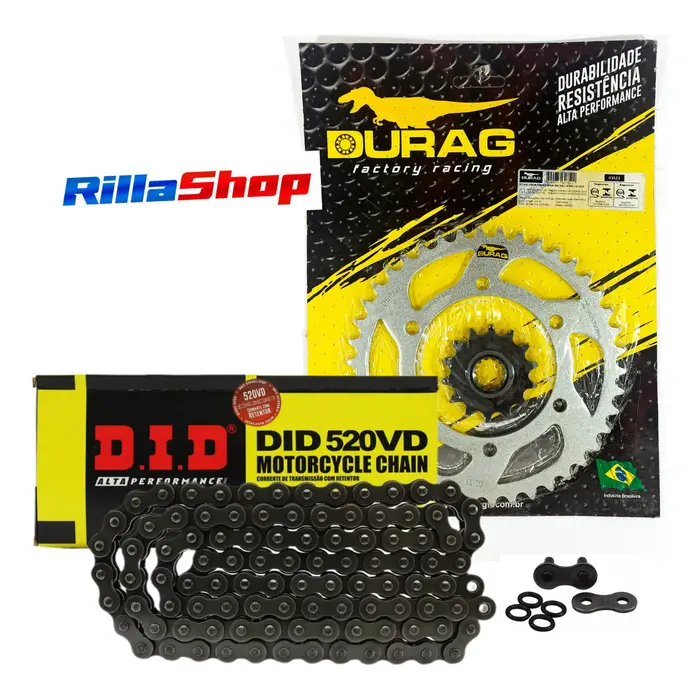 Kit Relação Did 520 Vd 106l Durag 42/14 Ninja 300 Z300 13/22