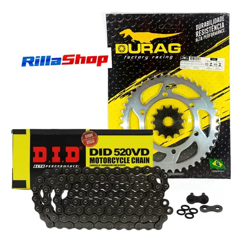 Kit Relação Did 520 Vd 112l Durag 43/14 Mt 03 321cc 16/24