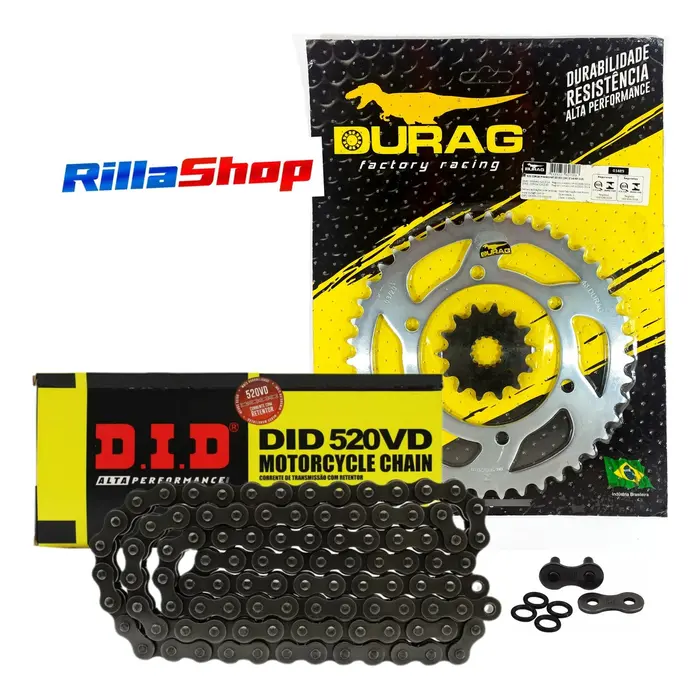 Kit Relação Did 520 Vd 112l Durag 43/14 Mt 03 321cc 16/24