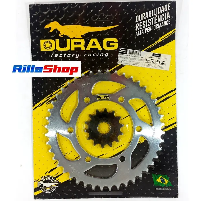 Kit Relação Did 520 Vd 114l Durag 44/14 Yzf R3 15/24