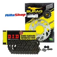 Kit Relação Did 520 Vd 112l Durag 41/15 Cb Cbr 500 19/23 - imagem 1