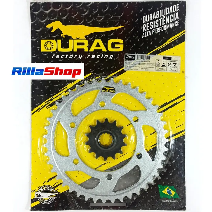 Kit Relação Did 520 Vd 106l Durag 43/14 Ninja 250 R 09/12