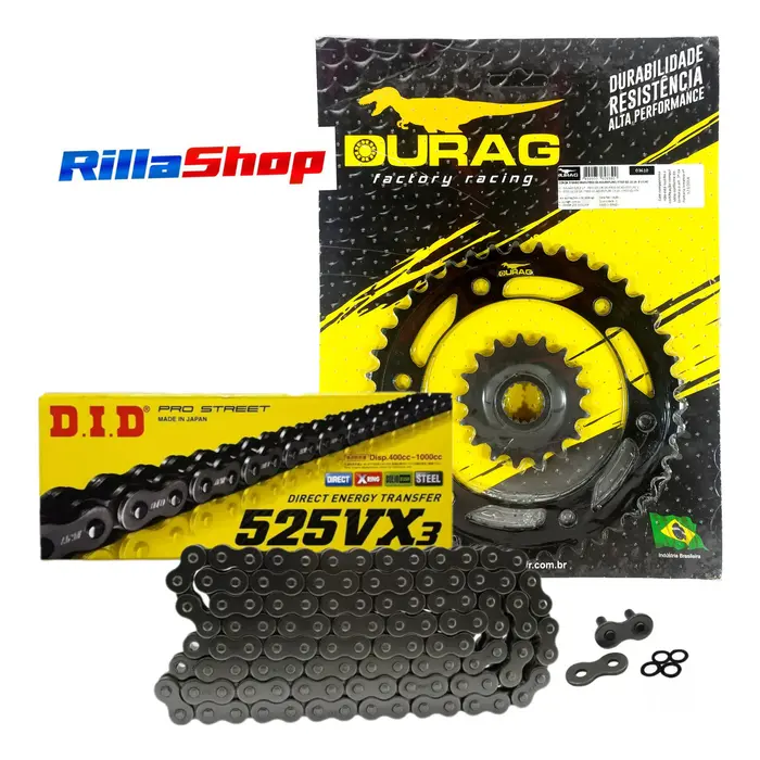 Kit Relação Did 525 Vx3 116l Durag 42/17 Bmw F 700 800 13/23