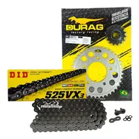 Kit Relação Did 525 Vx3 108l Durag 40/15 Honda Cb 500 94/05 - imagem 1