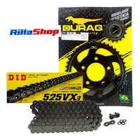 Kit Relação Did 525 Vx3 118l Durag 45/17 Bmw S1000 Hp4 12/19 - imagem 1