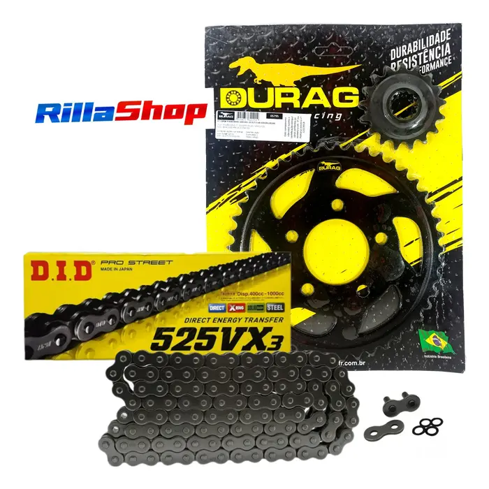 Kit Relação Did 525 Vx3 118l Durag 45/17 Bmw S1000 Hp4 12/19