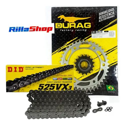 Kit Relação Did 525 Vx3 118l Durag 40/16 Cbr 1000 Rr-r 20/24