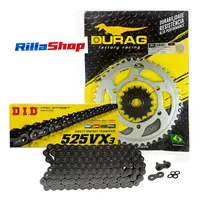 Kit Relação Did 525 Vx3 120l Durag 45/17 Gsx R 1000 17/23 - imagem 1