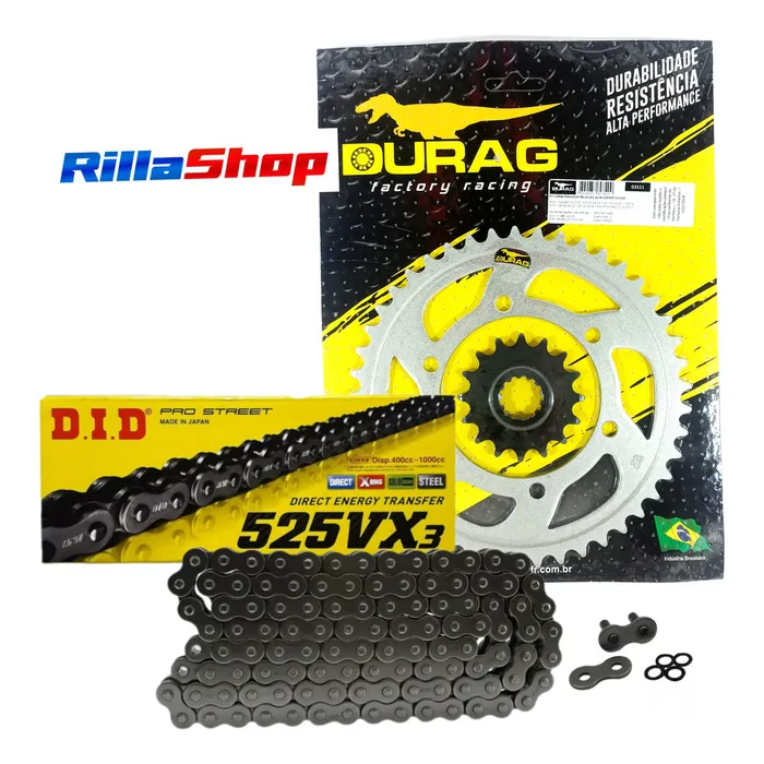 Kit Relação Did 525 Vx3 110l Durag 45/16 Mt 09 13/24 Tracer