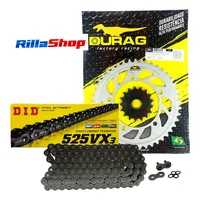 Kit Relação Did 525 Vx3 116l Durag 45/17 Gsx R750 Srad 06/13 - imagem 1
