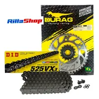 Kit Relação Did 525 Vx3 114l Durag 41/16 Yamaha Yzf R1 15/22 - imagem 1