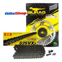Kit Relação Did 525 Vx3 114l Durag 42/17 Tdm 850 96/98 - imagem 1