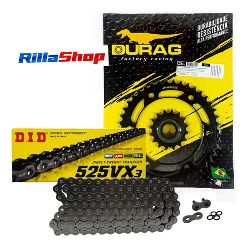 Kit Relação Did 525 Vx3 116l Durag 42/16 Bmw F800 07/18 10,5