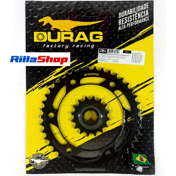 Kit Relação Did 525 Vx3 116l Durag 42/16 Bmw F800 07/18 10,5