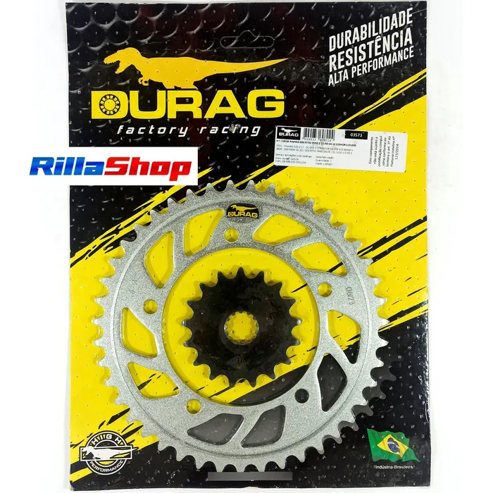Kit Relação Did 525 Vx3 110l Durag 43/17 Gsx R750 Srad 04/05